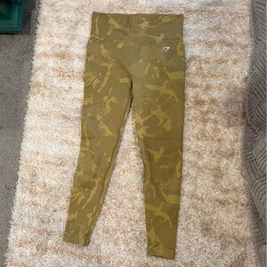 Gymshark Green Camo Leggings